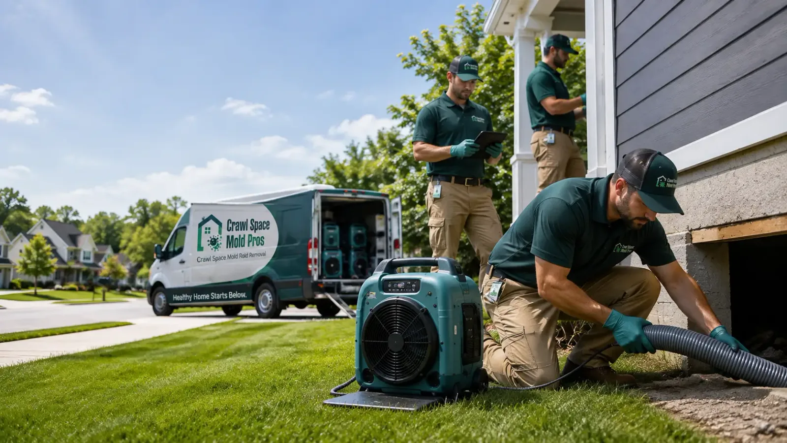 Crawl Space Mold Removal in Arcanum, OH